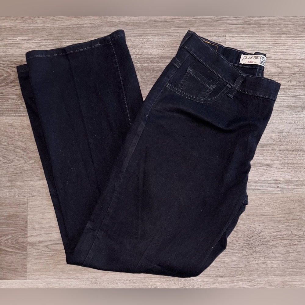 Levi's Black Classic Relaxed Jeans